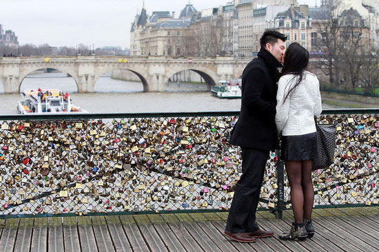 Love padlocks - Paris, France