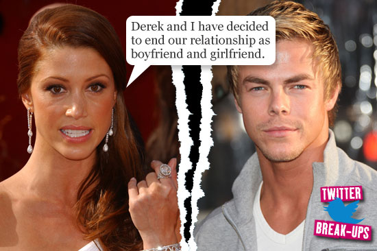 Twitter break-ups: Shannon Elizabeth and Derek Hough