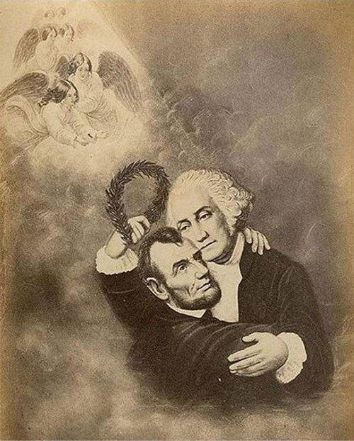 Mismatched couples: Abraham Lincoln and George Washington