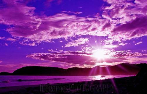Purple Sunset in Montana