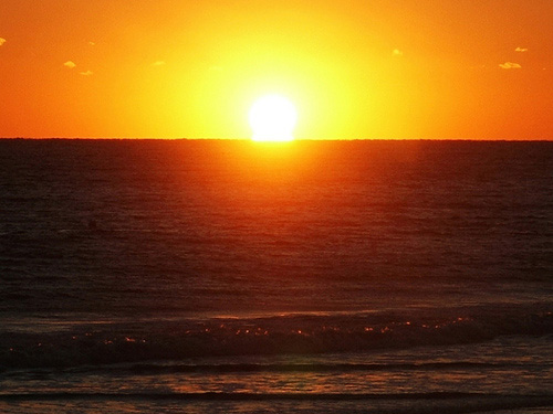 Panama City beach sunset