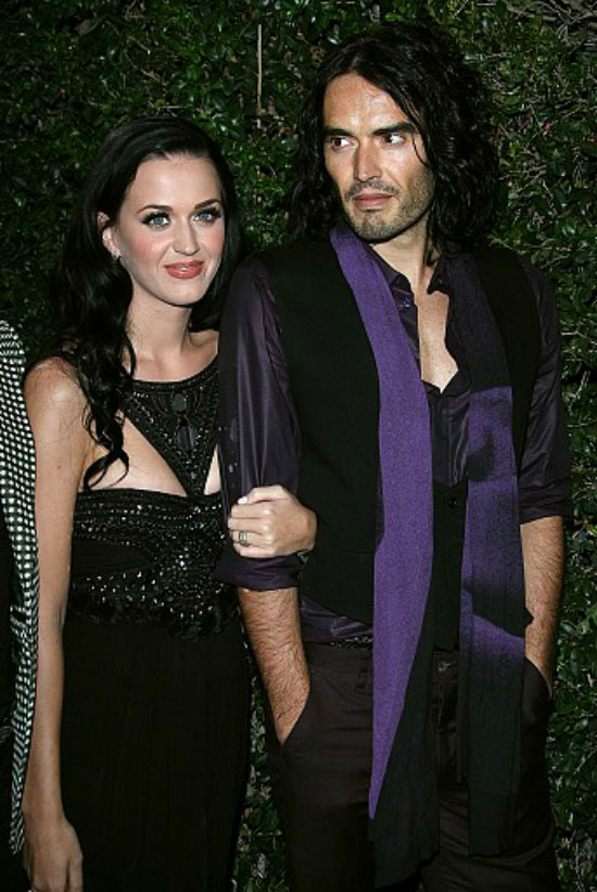 Katy Perry and Russell Brand