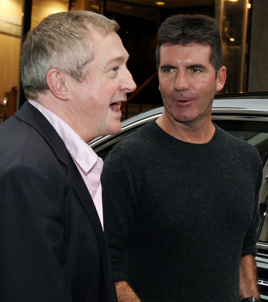 Louis Walsh and Simon Cowell