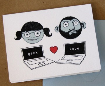 Geek Love Valentine's Card