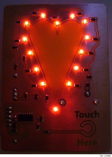 LED Valentine's Card