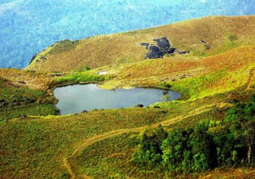 Heart-Shaped Lake, Chembra, India