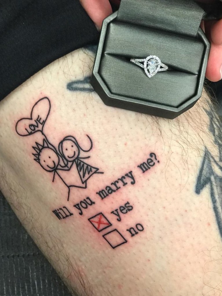 tattoo proposal