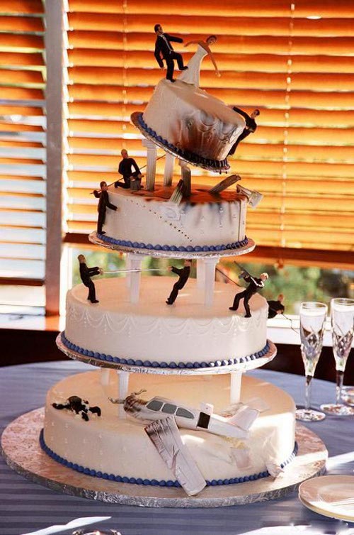 Action Hero Wedding Cake