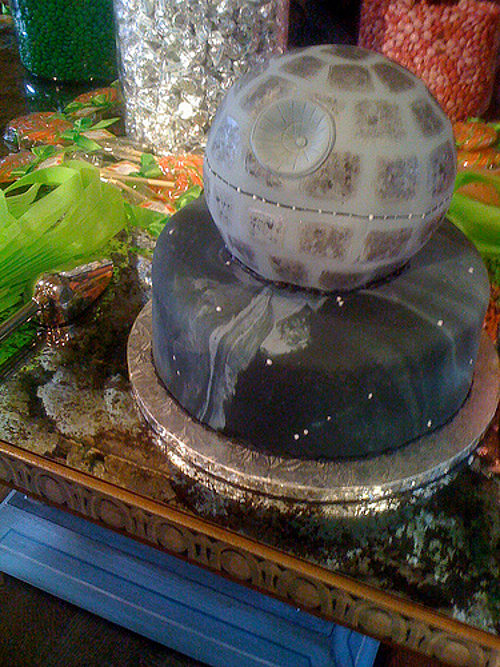 Death Star Wedding Cake