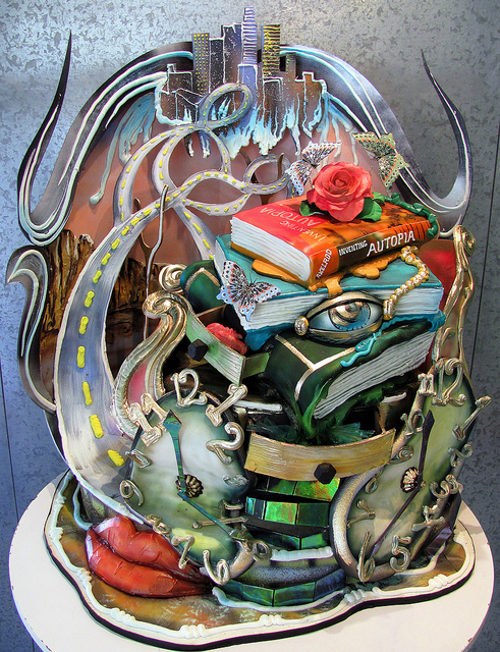 Salvador Dali Wedding Cake