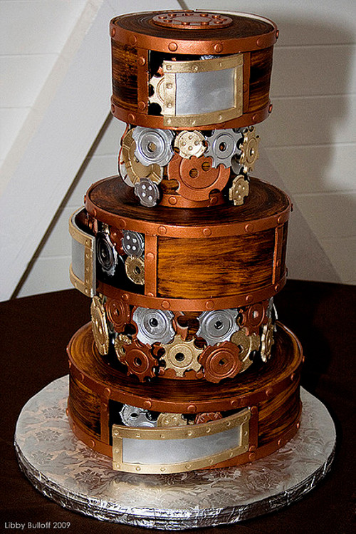 Steampunk Wedding Cake