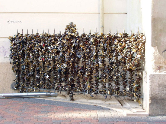 Love padlocks - Pecs, Hungary