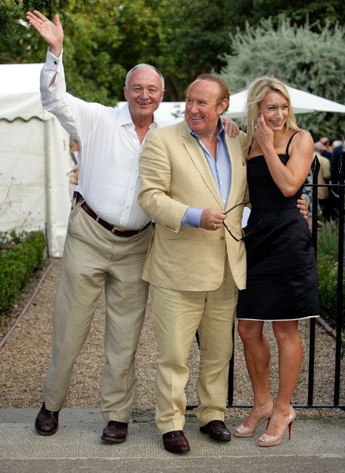 Ken Livingstone, Andrew Neil, and an attractive blonde