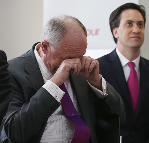 Ken Livingstone crying